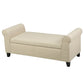 HAYES ARMED STORAGE BENCH