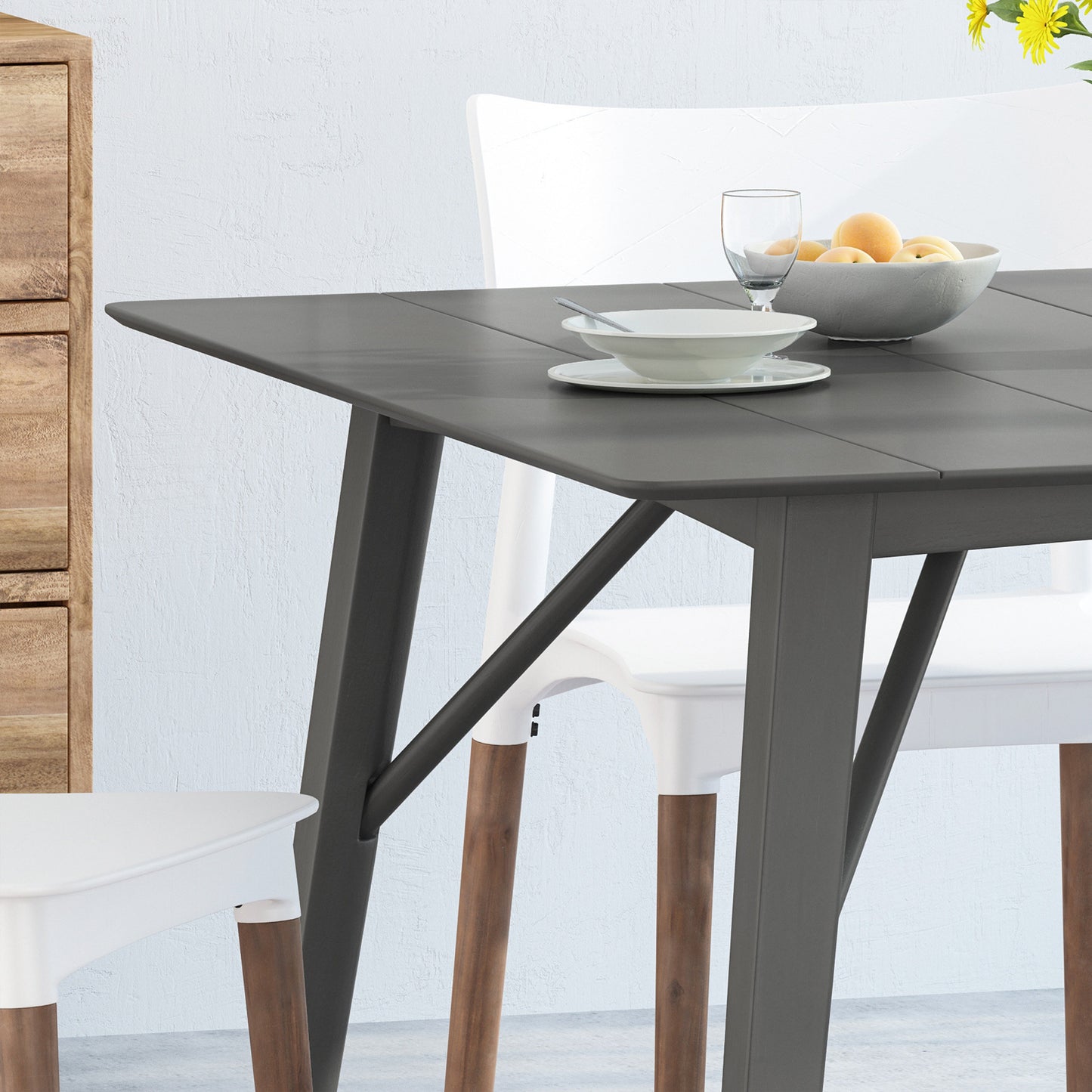 Modern Counter Dining Table, Grey