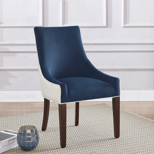 Jackson Upholstered Dining Chair -Navy Blue
