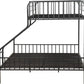 ACME Caius Bunk Bed (Twin XL/Queen) in Gunmetal 37605