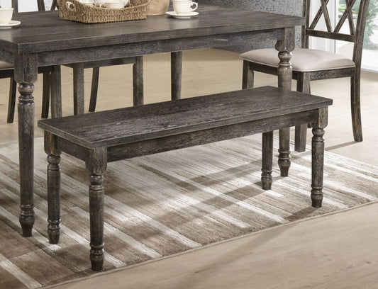 ACME Claudia II Bench in Weathered Gray 71883