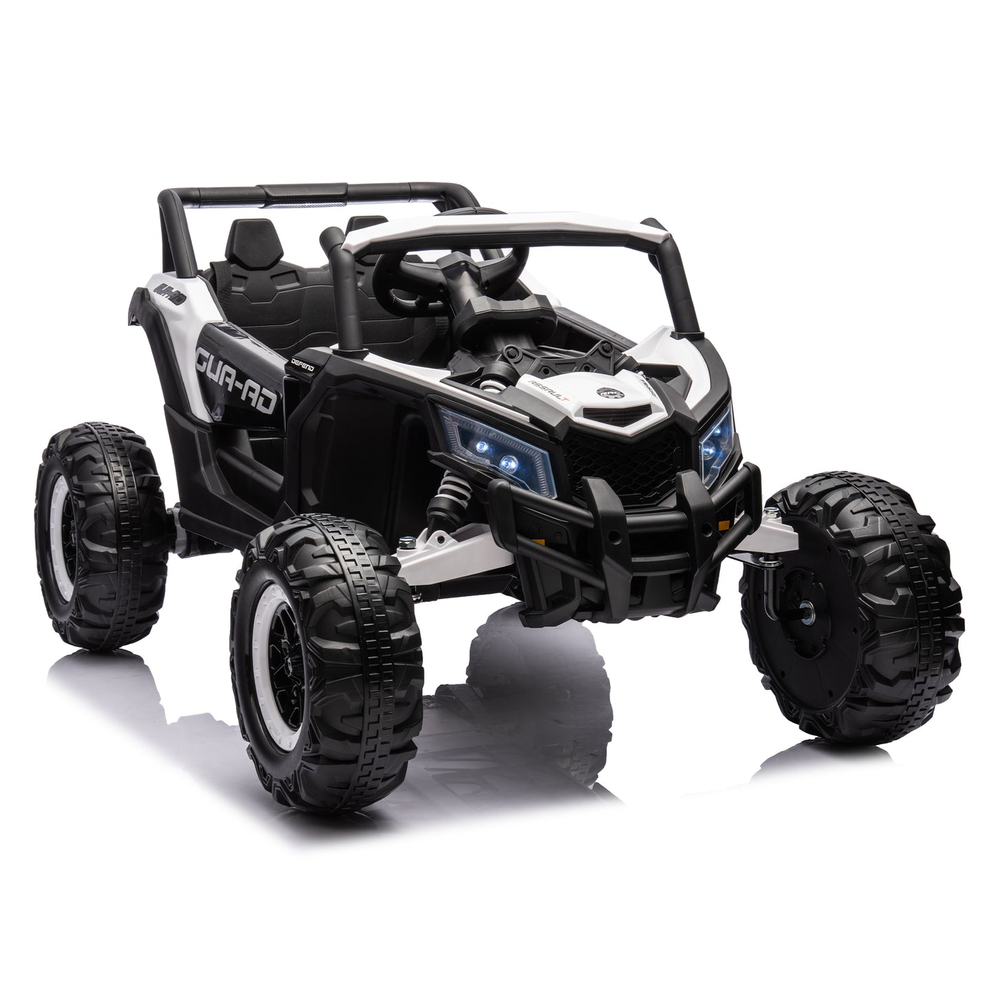 12V Ride On Car with Remote Control,UTV ride on for kid,3-Point Safety Harness, Music Player (USB Port/Volume Knob/Battery Indicator), LED Lights, High-Low Speed Switch - Off-Road Adventure for Kids