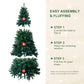 6FT Modern And Convenient Xmas Decoration Festive Magic PVC Automatic Christmas Tree