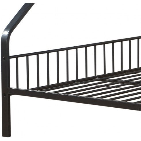 ACME Caius Bunk Bed (Twin XL/Queen) in Gunmetal 37605