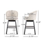 OGDEN KD SWIVEL BARSTOOL( SET OF 2 )