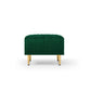 Ottoman Bench for big sofas or Living room Sofas Green Velvet