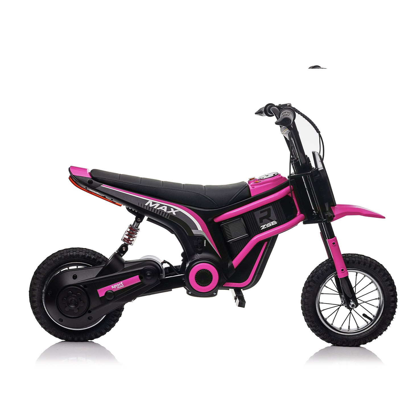 Kids Ride On 24V Electric Toy Motocross Motorcycle Dirt Bike-XXL large,age8-12 Speeds up to 14.29MPH,Dual Suspension, Hand-Operated Dual Brakes, Twist Grip Throttle, Authentic Motocross Bike Geometry