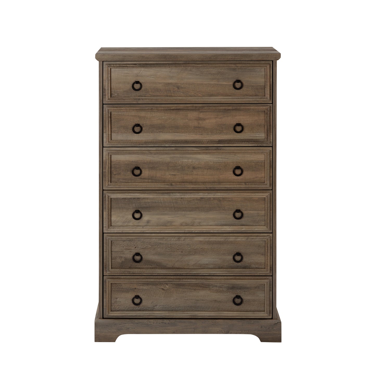 Modern 6 Drawer Dresser, Dressers for Bedroom, Tall Chest of Drawers Closet Organizers & Storage Clothes - Easy Pull Handle, Textured Borders Living Room, Hallway,L 29.53''*W15.75''*H48.03''