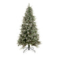 Best Choice Products 6ft Pre-Lit Pre-Decorated Spruce Hinged Artificial Blended PE/PVC Christmas Tree w/ 1273 Tips, 29 Pinecones, 240 Lights, Metal Base