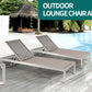 Modern design All aluminum outdoor coffee table and lounge