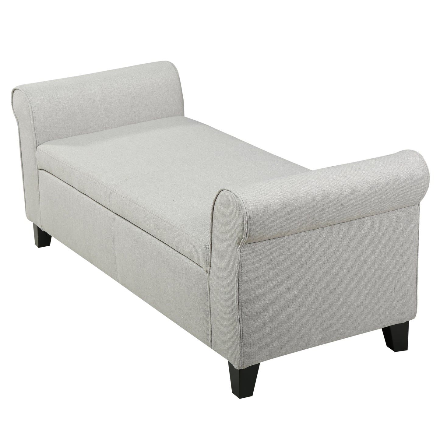 HAYES ARMED STORAGE BENCH