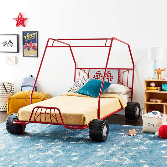 ACME Xander Twin Bed in Red Go Kart 37645T