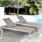 Modern design All aluminum outdoor coffee table and lounge