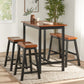 POMEROY S/4 CAFÉ TABLE/BENCH SET