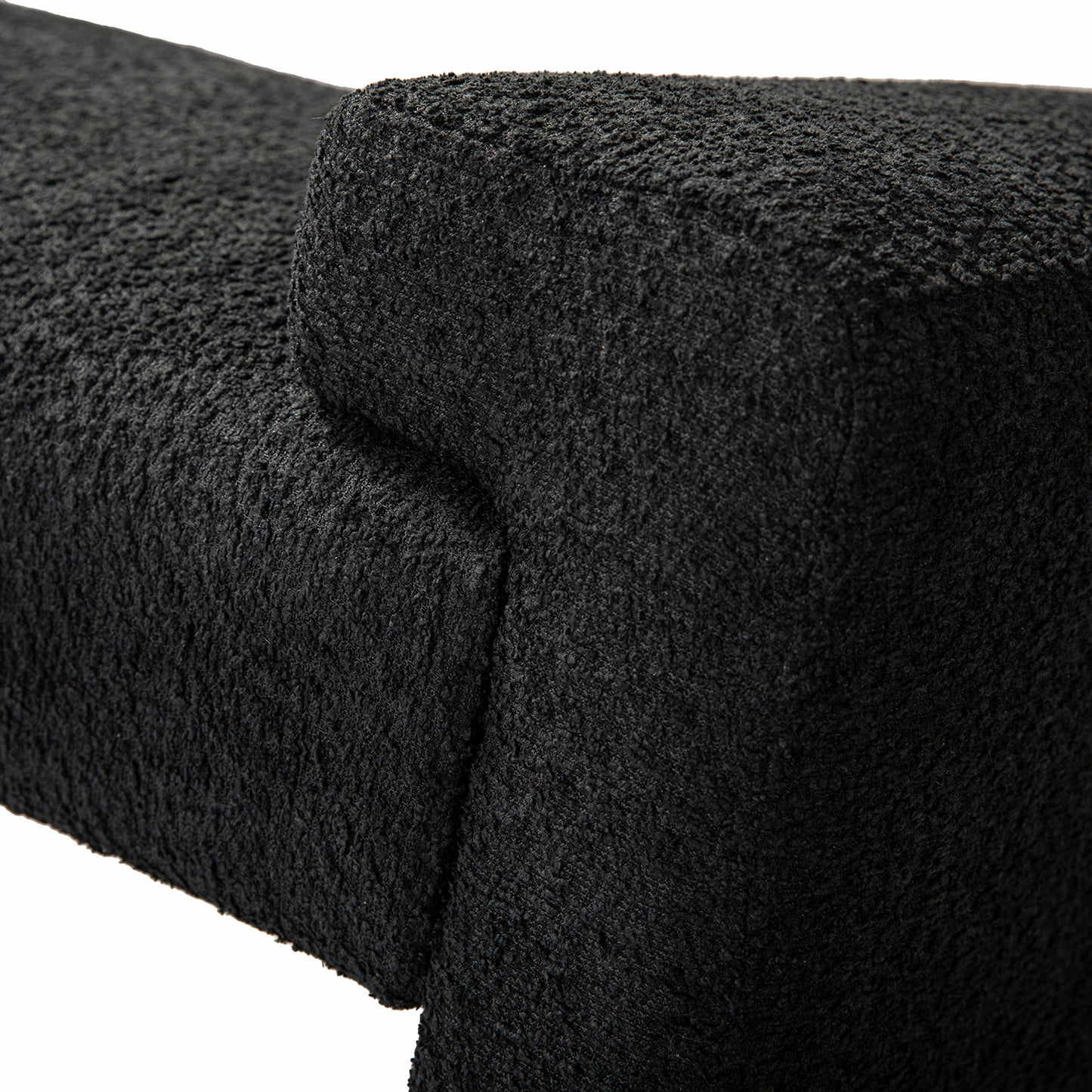 Severin Upholstered Bench-BLACK