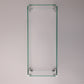 Rectangular Glass Wind Guard for Fire Pit W85335465
