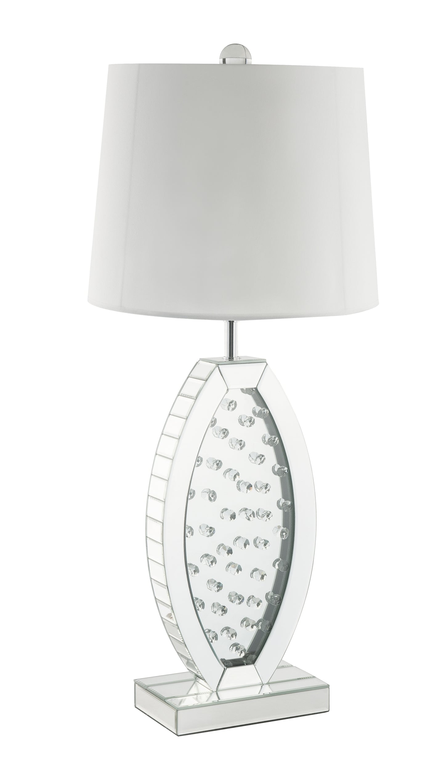 ACME Nysa Table Lamp in Mirrored & Faux Crystals 40215