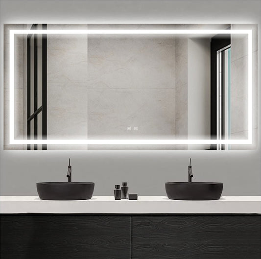 Bathroom Vanity LED Lighted Mirror-72x36