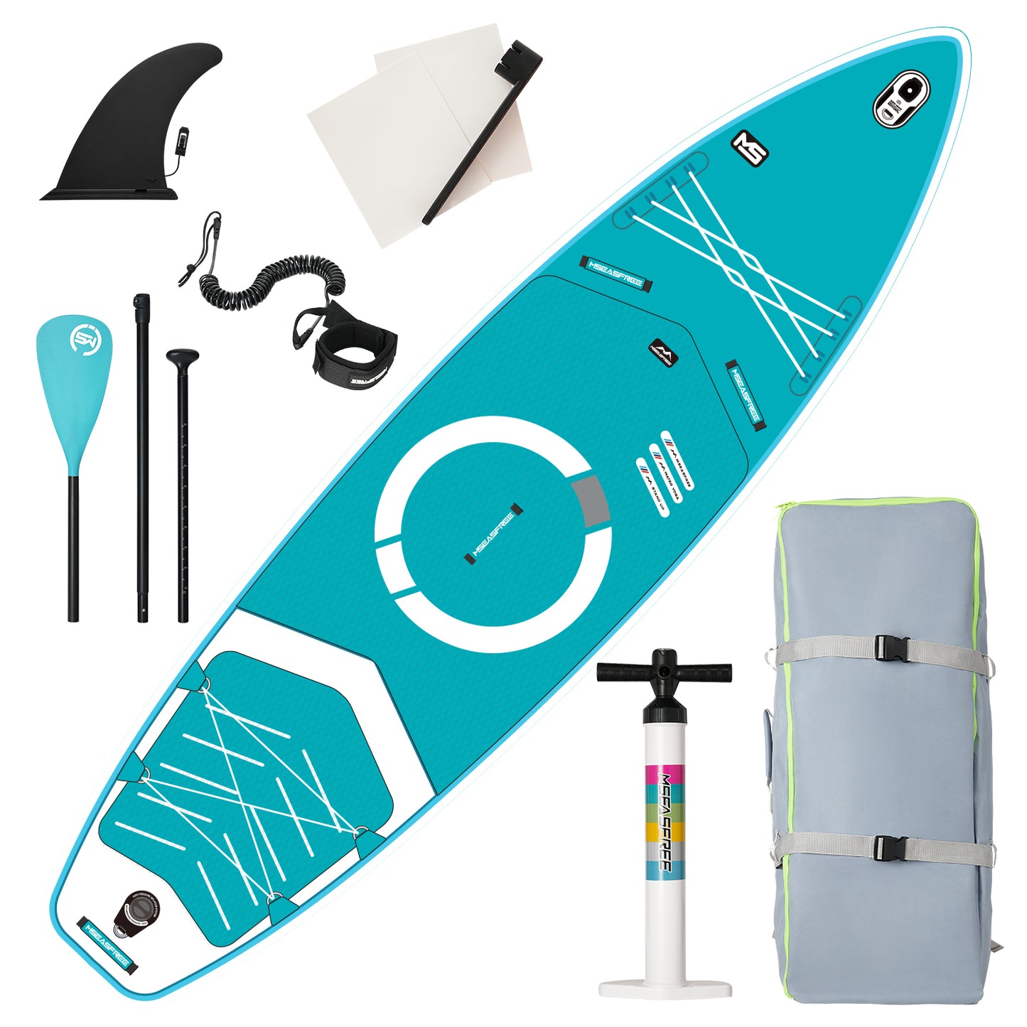 Inflatable Stand Up Paddle Board 11'x34"x6" With Accessories