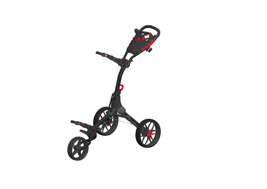 Compact golf trolley with competior folding size