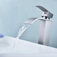 Waterfall Spout Bathroom Faucet, Single Handle Bathroom Vanity Sink Faucet