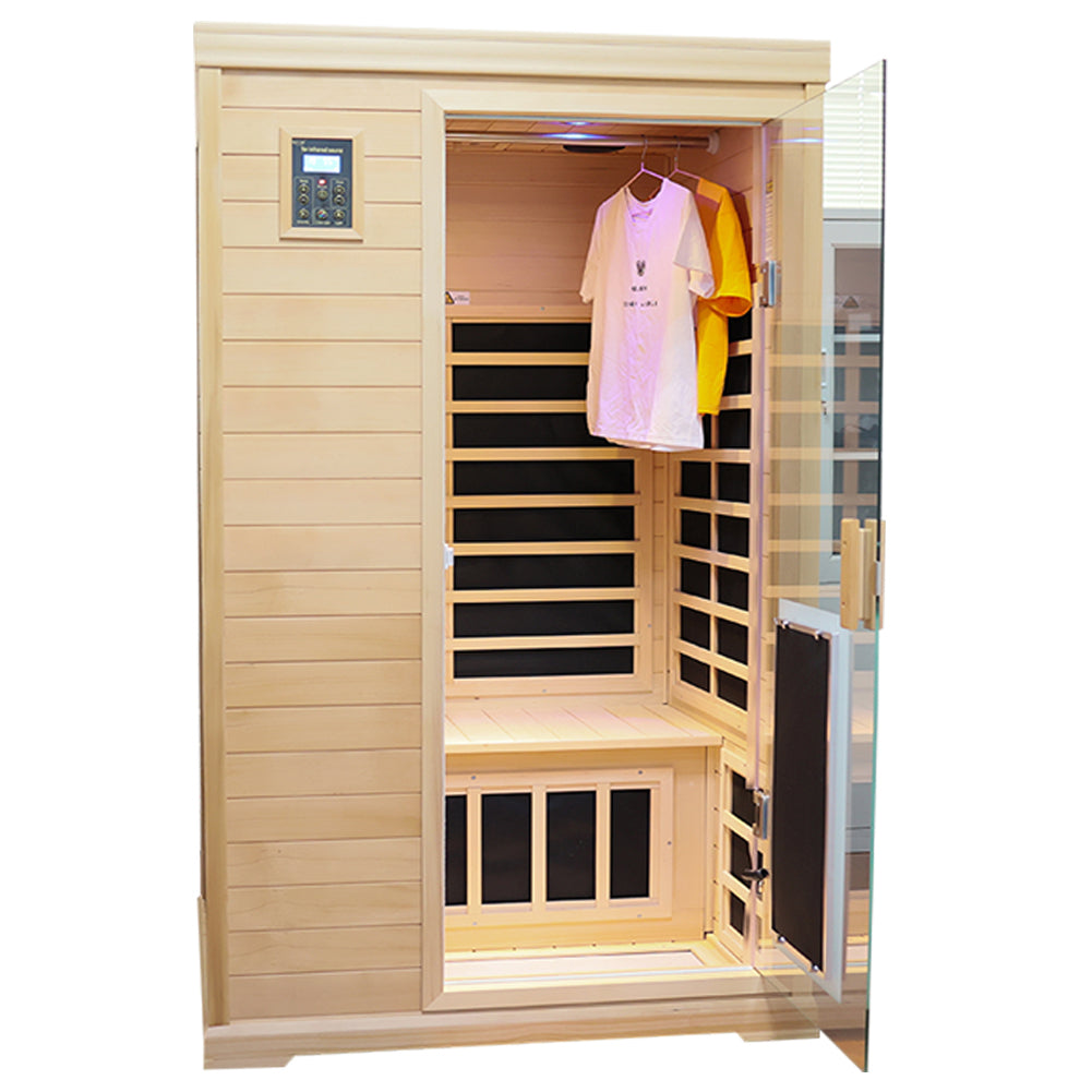 Two person far infrared sauna room