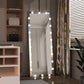 Modern Wall standing Bedroom Hotel Full Length Mirror with LED Bulbs Touch Control Whole Body Dressing Hollywood Vanity Mirror With 3 color Lights