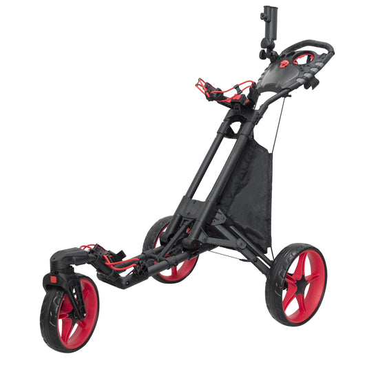 360 Swivel front wheel golf push trolley