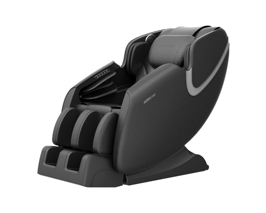 Massage Chair Recliner with Zero Gravity Airbag Massage Bluetooth Speaker Foot Roller Black