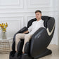 Massage Chair Recliner with Zero Gravity, Full Body Airbag Massage Chair with Bluetooth Speaker, Foot Roller Brown