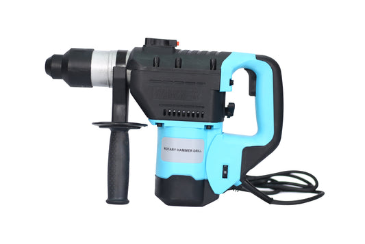 Rotary Hammer 1100W (Blue + Black) 1-1/2" SDS Plus Rotary Hammer Drill 3 Functions