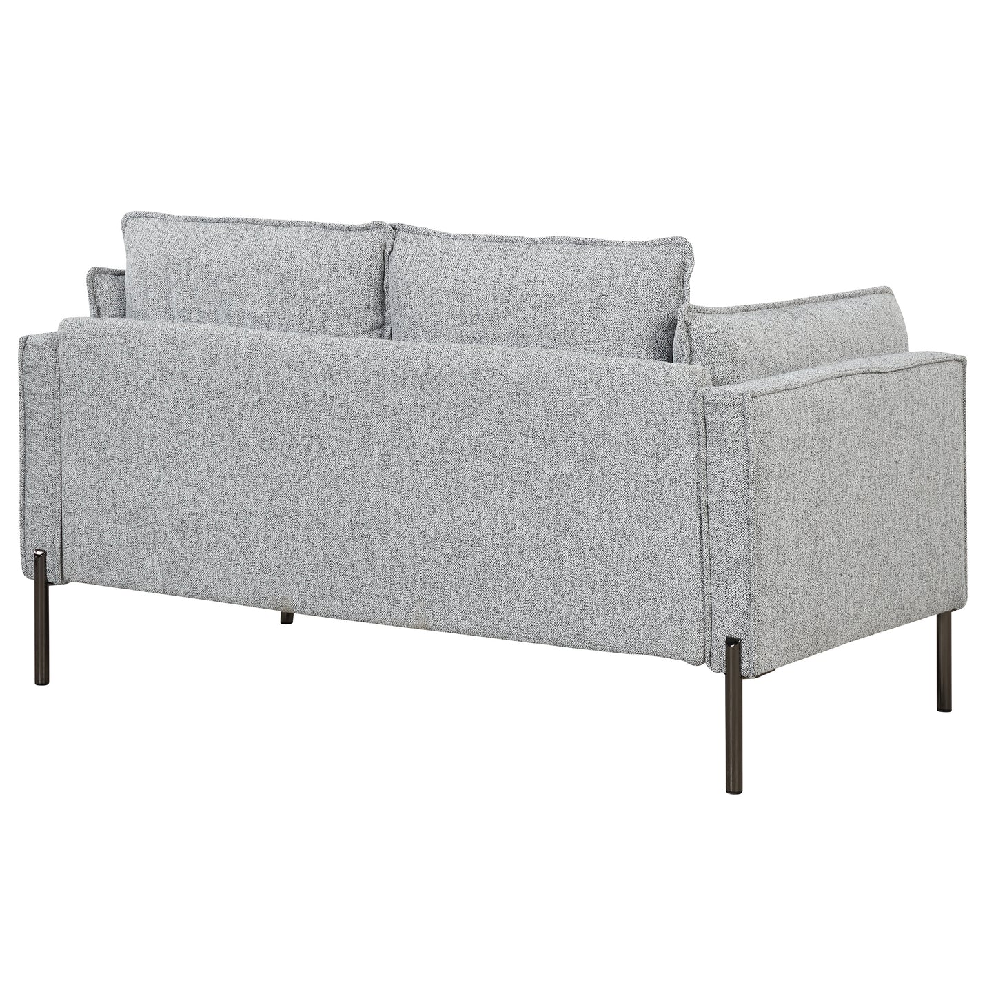 56" Modern Style Sofa Linen Fabric Loveseat Small Love Seats Couch for Small Spaces, Living Room, Apartment