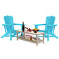 Resistant Adirondack Chair for Patio Deck Garden
Plastic Adirondack Chair, Fire Pit Chair, Blue, 1 piece.