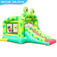 Playground Home Use Kids Frog Bounce House Jump House Inflatable Bouncing Castle Jumping 420D+840D fabric cloth