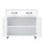 Two door Side Table-White