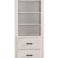 Tree House Bookcase in Weathered White & Washed Gray