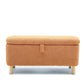 Basics Upholstered Storage Ottoman and Entryway Bench BROWN