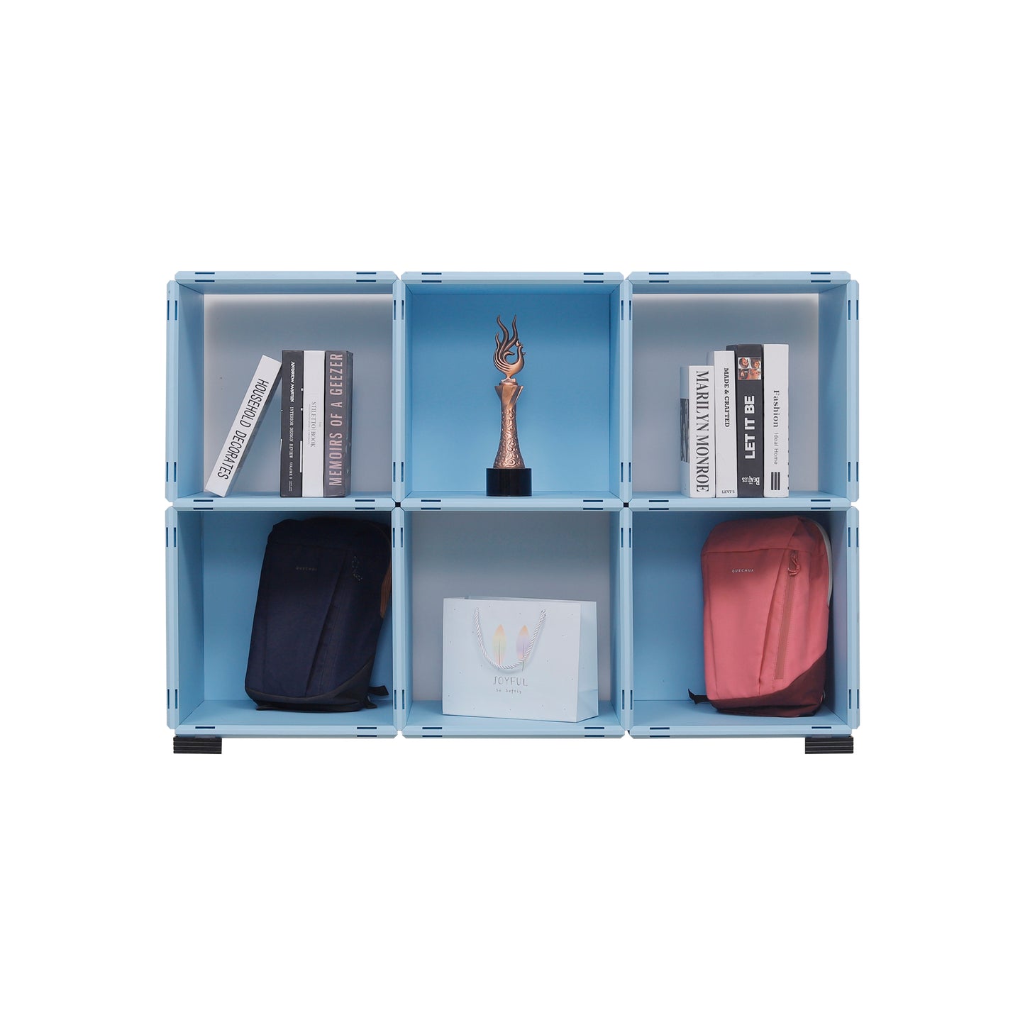 DIY Portable Storage Organizer Decorate storage cabinets 20 pieces 14.2"x14.2" ABS environmental material, variety assembly, storage, TV bench, end table, shoe cabinet plastic locker