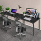 Modern Design, Simple Style Table Home Office Computer Desk for Working, Studying, Writing or Gaming, Black