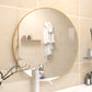 28" Wall Circle Mirror Large Round Gold Farmhouse Circular Mirror for Wall Decor Big Bathroom Make Up Vanity Mirror Entryway Mirror