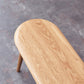 Natural Oak Wood for Dining Bench Table Bench for Living Room