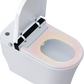 Multifunction U-Shaped Smart Toilet Automatic Flush with Remote Control/Foot Sensor/Night Light