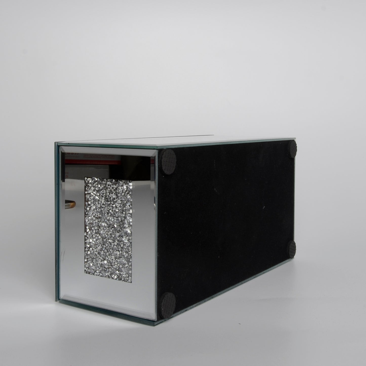 Ambrose Exquisite Mirrored Tissue Holder in Gift Box Bathroom Accessories