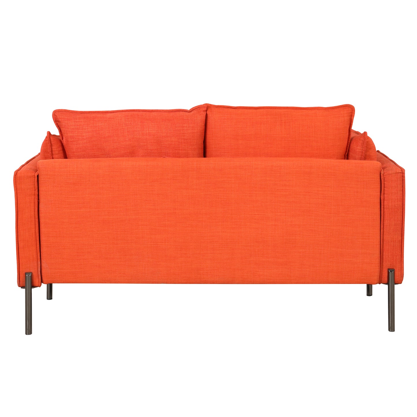 56" Modern Style Sofa Linen Fabric Loveseat Small Love Seats Couch for Small Spaces, Living Room, Apartment