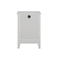 White 3 Drawer Nightstand with Charging Station and USB Ports & Power Outlets, Wooden Bed Side Table/End Table Modern Night Stands for Bedrooms