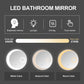 30 Inch Switch-Held Memory LED Mirror, Wall-Mounted Vanity Mirrors, Bathroom Anti-Fog Mirror, Dimmable Bathroom Mirror