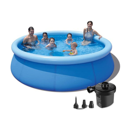 12ft X 30in Inflatable Swimming Pool Above Ground Included Pump