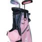 11-13 years old child's RH golf club 5-piece set pink