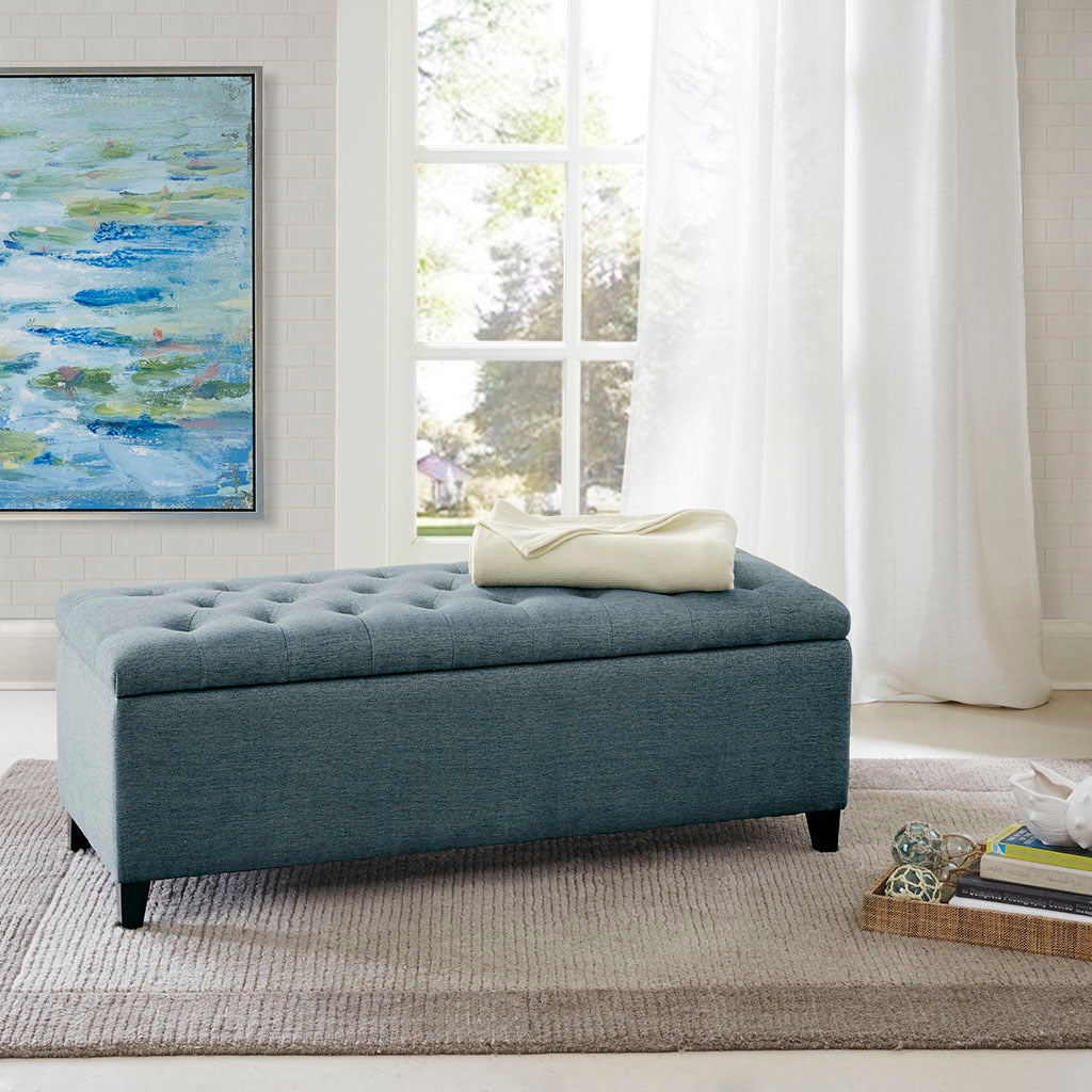 Shandra Tufted Top Storage Bench