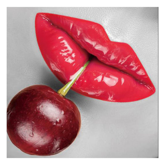 " Cherry Lips" Acrylic Wall Art (40" H X 40" W)